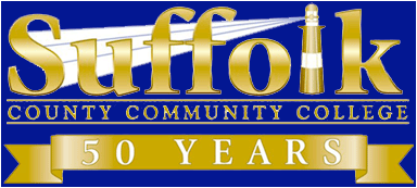 Suffolk County Community College 50th anniversary logo